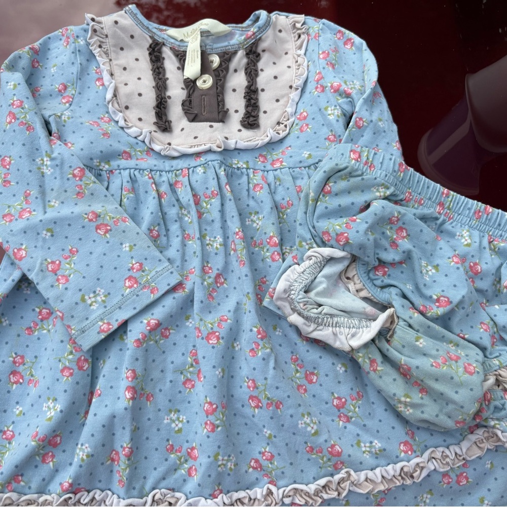 Matilda Jane Blue Floral Kids Set